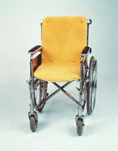 Rollstuhlauflage natur